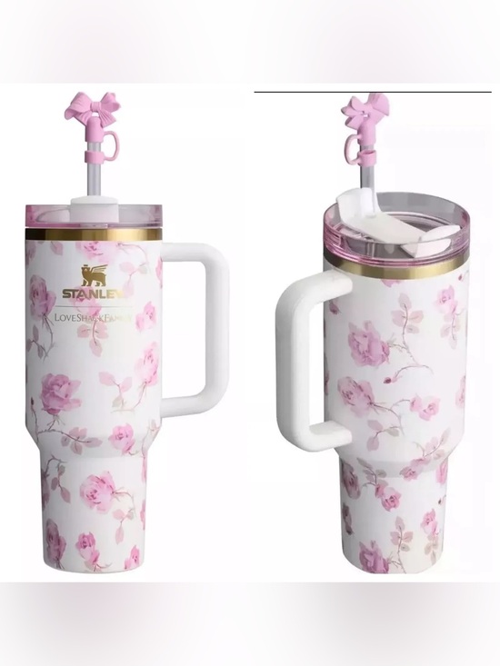 stanley Other - Stanley x Loveshackfancy “Ribbon Rosa” 🌹flower Viral Target exclusive nwt gift 💝